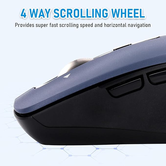 Wireless Mouse, Full-Size Silent Mouse, 36-Month Battery Life, 4 Way Navigation - Image 5