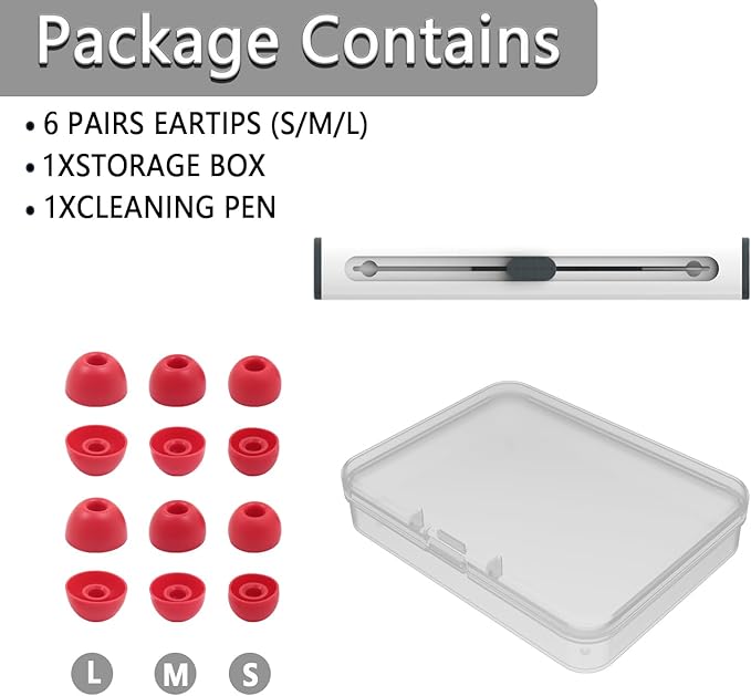 Replacement Silicone Ear Tips for Beats Fit Pro/Studio Buds/Studio Buds+ - Image 5