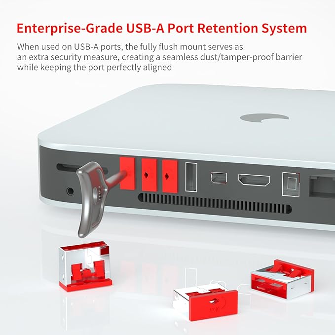 100PCS USB Metal Port Lock Blocker - Image 7