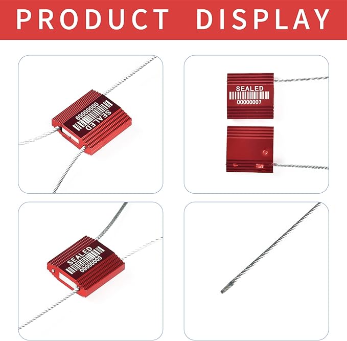 50 Red High Security Cable Seals - Image 4