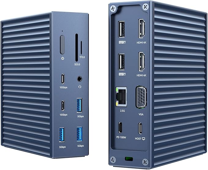 ACASIS USB C Docking Station Dual Monitor, 16-in-1 Laptpop Docking Station by ACASIS