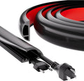9.8ft Floor Cord Cover, Silicone Wire Hider, Hide Extension Cords, Protect Cords by VANNESSE