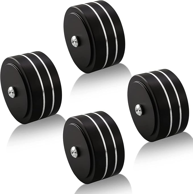 Tertullus 4 Pcs HiFi Speaker Isolation Feet 40x20mm Aluminum Speaker Spike Pad - Image 7