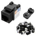 Iwillink 10Gbps Cat6 Keystone Jack RJ45 Modular Ethernet Jack Insert, Punch by IWILLINK