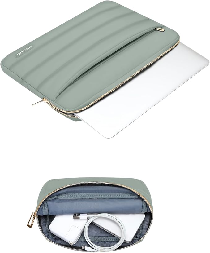 MOSISO 13.3 inch Laptop Case, 13-13.3 inch Puffy Laptop Sleeve Compatible - Image 5