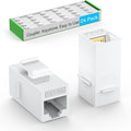CAT6A RJ45 Keystone Coupler, Cat6 Keystone Jack Female to Female, Cat 6a Inline by Unknown