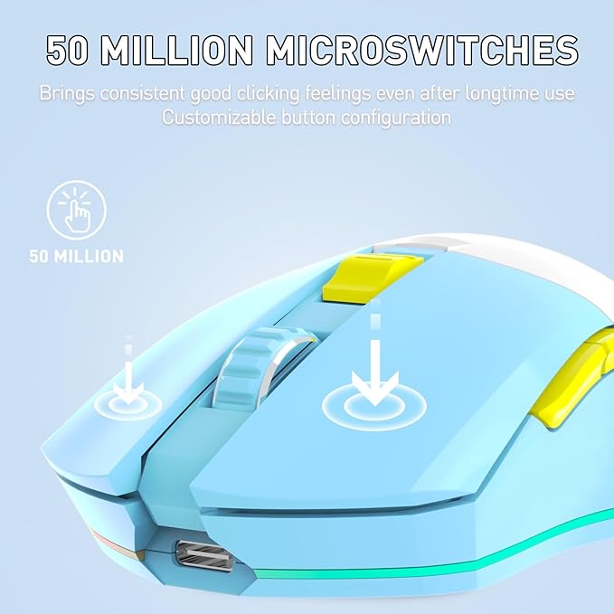 DAREU EM901X Wireless Gaming Mouse - Image 5
