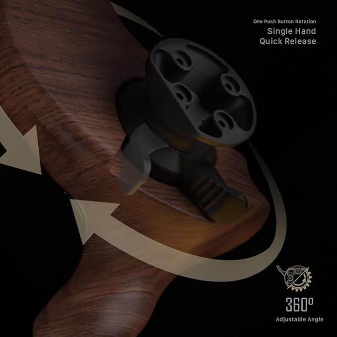 Tilta Advanced Left Side Wooden Handle | Black Walnut Wood & Aluminum Alloy - Image 5