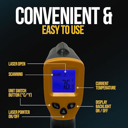 Infrared Thermometer Gun - Image 8
