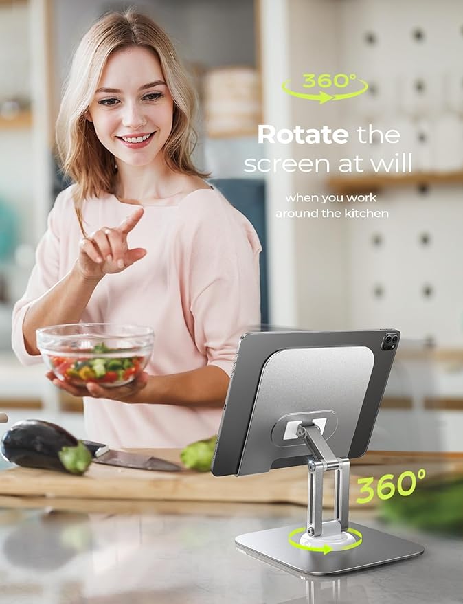 LISEN for iPad Stand Holder Adjustable Tablet Stand for Desk, 2025 for iPad - Image 4