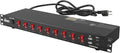 Tecmojo 9-Outlet Rack Mount Power Strip, 1U Horizontal PDU Individual Switch by Tecmojo