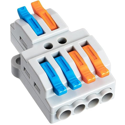 10PCS Lever Wire Connectors, Quick Wiring Cable Connectors, Compact Push-in by BOJKEON