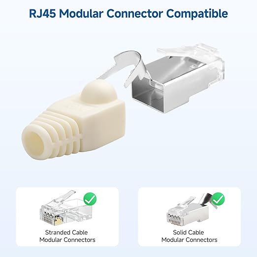 Cable Matters 200-Pack Cat6 / Cat5e RJ45 Strain Relief Boots, RJ45 Boot - Image 4