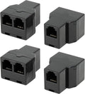 Uvital RJ12 6P6C 1 Female to 2 Female Telephone Line Splitters, Telephone by Uvital