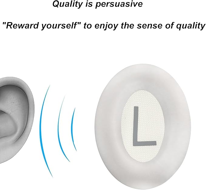 Replacement Ear Pads for Bose QuietComfort 45 Headphones, Ear Pads Cushions - Image 5