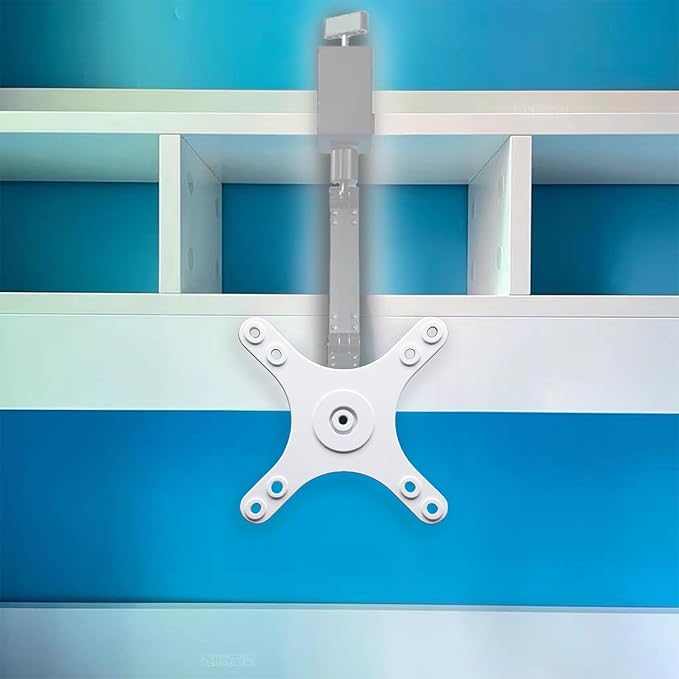 Kado Portable Monitor Stand Bracket Plate Adapter White, Wall Mount Arm Mount - Image 6