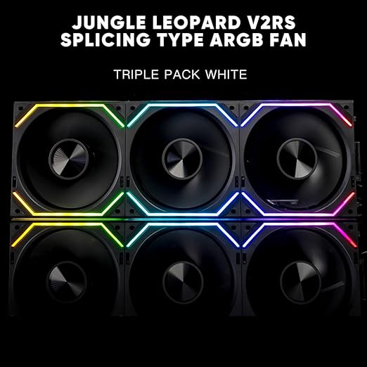 Jungle Leopard Interstellar V2 RS 120mm PC Reverse Blade Case Fan Infinity - Image 7