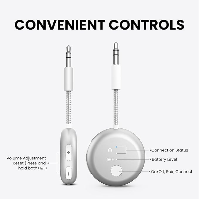 Avantree SoundJet R1 – Airplane Bluetooth Adapter - Image 6