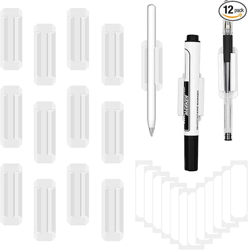 12 Pack Pen Holder for Desk, Silicone Pencil Holder by clbutgeOrganizer