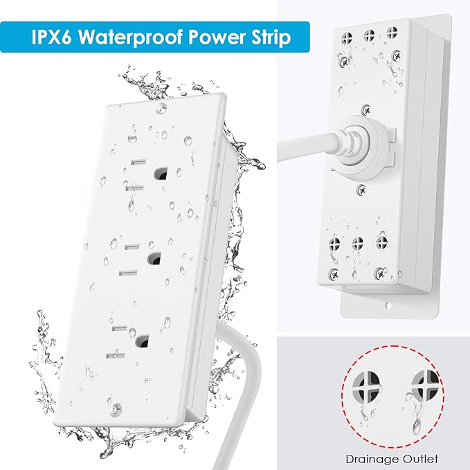 Conference Recessed Power Strip Waterproof, Table Power Outlet, Furniture Flush - Image 2