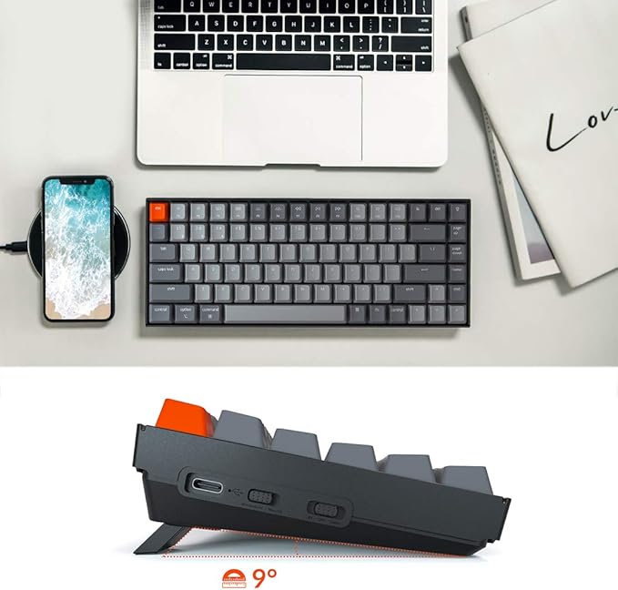 Keychron K2 75% Layout Bluetooth Wireless Mechanical Keyboard K Pro Brown - Image 3