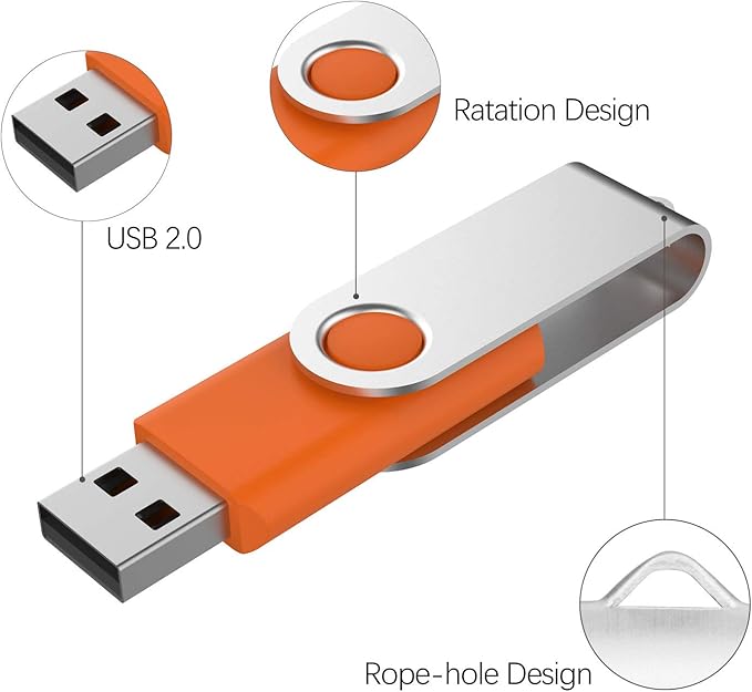 KOOTION 10 X 16 GB USB Flash Drive 16 gb Flash Drive Thumb Drive Memory Stick - Image 3