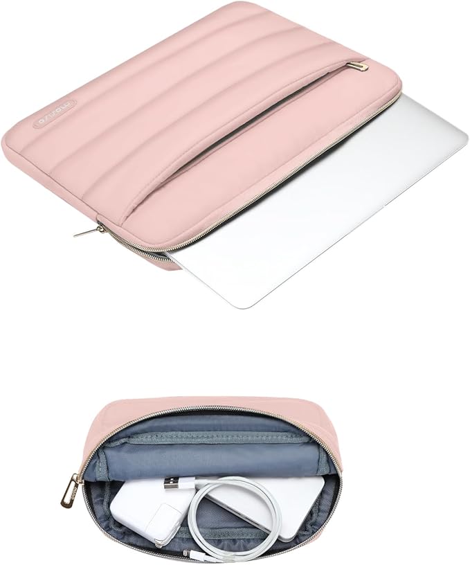 MOSISO 14 inch Laptop Case, 14 inch Puffy Laptop Sleeve Compatible - Image 3