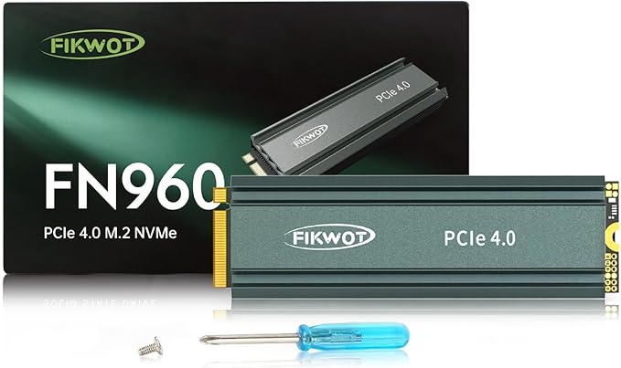 FN960 512GB M.2 2280 PCIe Gen4 x4 NVMe 1.4 Internal Solid State Drive by Fikwot