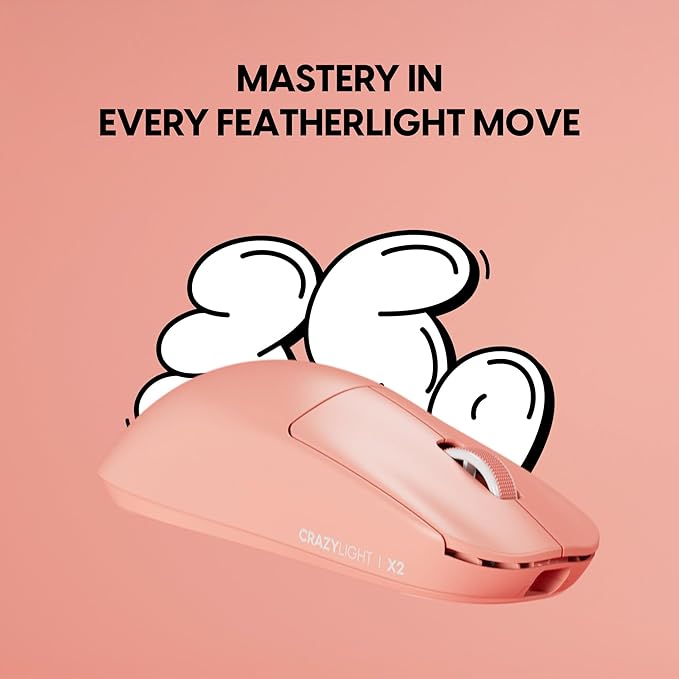 Pulsar Gaming Gears X2 Crazylight Wireless Gaming Mouse, Ultra Lightweight 1.23 - Image 3