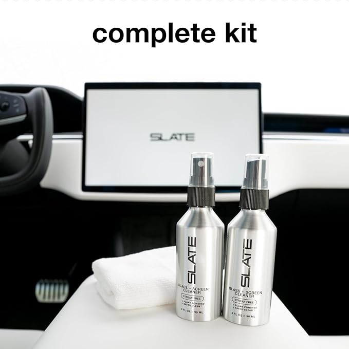 Slate Screen Cleaner Spray and Microfiber Cloth - Image 3
