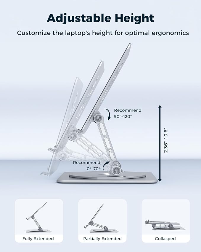 Adjustable Laptop Stand for Desk - Image 2
