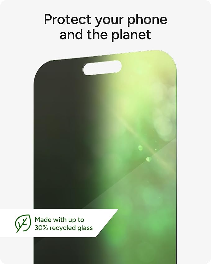 ZAGG InvisibleShield Glass Elite Privacy iPhone 15 Pro Max Screen Protector - Image 9
