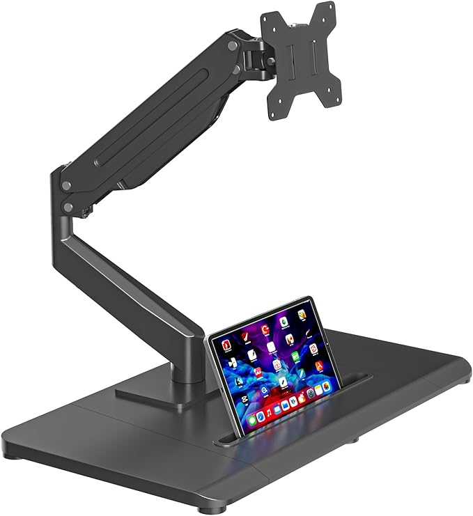 suptek Single Monitor Mount Gas Spring Arm Mount by suptek