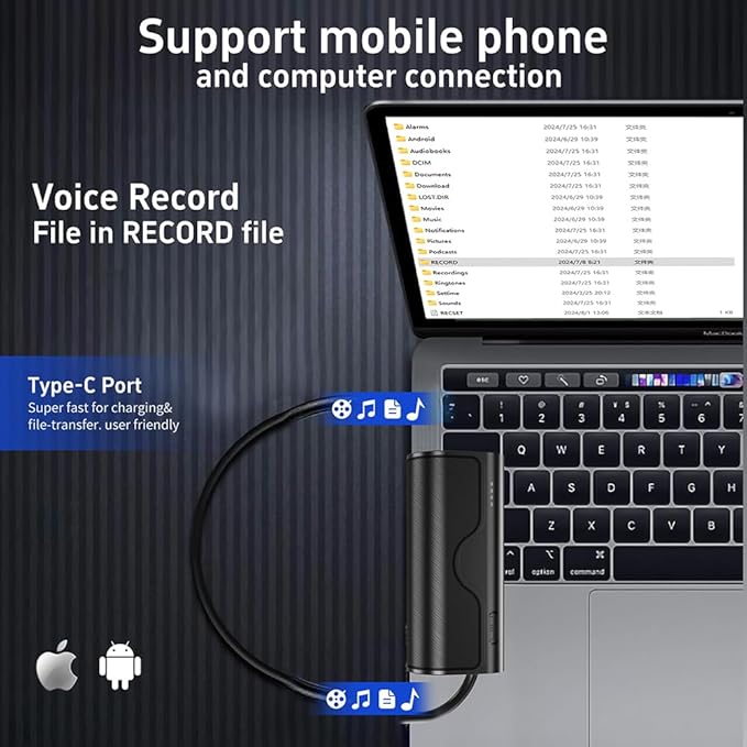 128G Magnetic Voice Recorder - Image 6