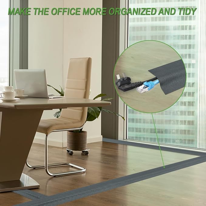 Floor Cable Covers - 10ft Oxford Fabric Cord Protector - Image 7