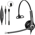 Callez Wired Computer Headset, 3.5mm/USB-C Headset by Callez