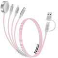 4-in-2 Charging Cable for Apple Watch Charger/Samsung/iPhone Charger, by HitfineLLC