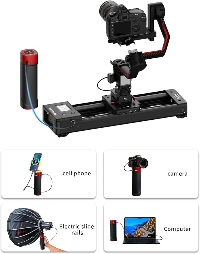 IFOOTAGE Shark Slider Nano II-660 Motorized Camera Shark Slider, Mobile APP/IPS - Image 8