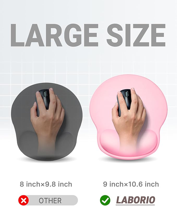 Ergonomic Mouse Pad with Wrist Rest, Large Mousepad, Office Wrist Support Mouse - Image 4