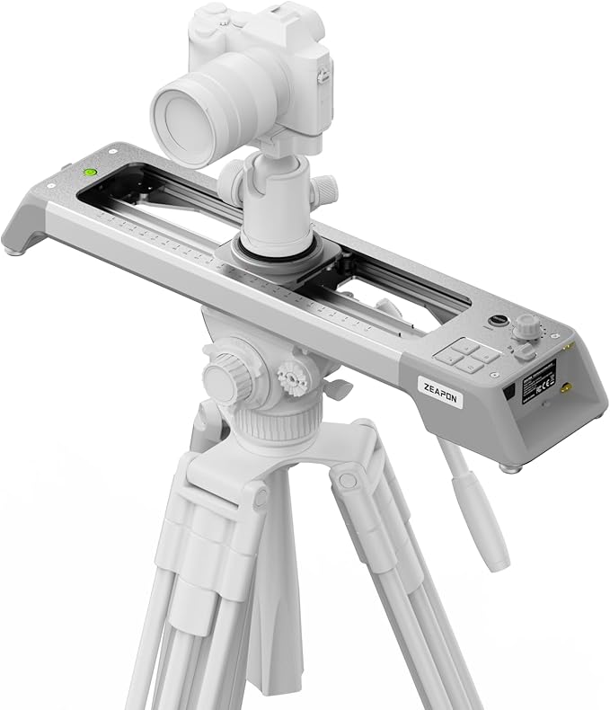 Zeapon EVO 125°Panorama Rotating Motorized Camera Slider, Powerful Quiet Motor by Zeapon