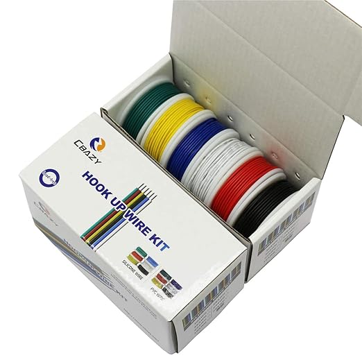 Hook up Stranded Wire Kit 20 Gauge 6 Colors 19.6 feet Each Electrical Wire 20 - Image 3