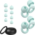 Ear Plugs for Sleeping, 2 Pairs of Reusable Earplugs for Noise Reduction by JUSTRVN