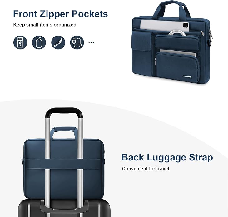 MOSISO Laptop Shoulder Bag, Computer Bag - Image 2