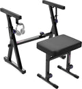 Liquid Stands Portable Heavy Duty Digital Piano Stand & Bench Set by LiquidStands