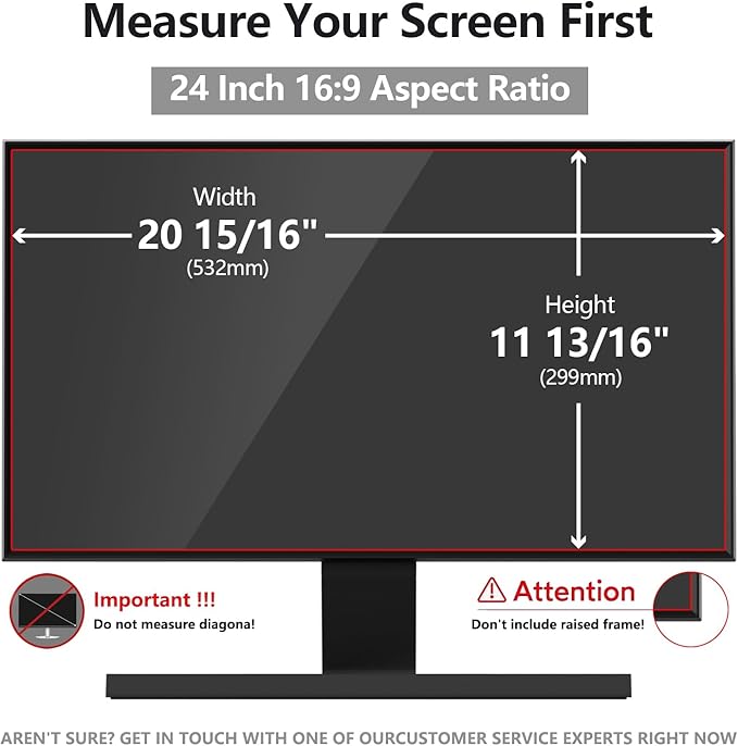 24 Inch Computer Privacy Screen Shield - Image 2