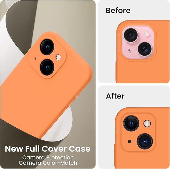 FireNova Designed for iPhone 15 Plus Case, Silicone Case with, Soft - Image 3