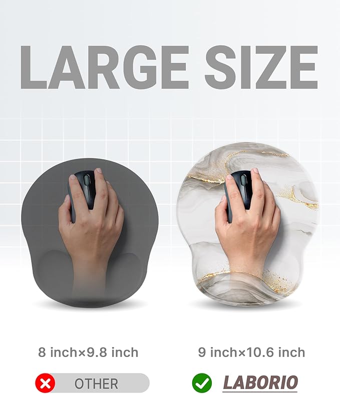 Ergonomic Mouse Pad Wrist Support, Comfortable Mouse Pad Wrist Rest, Relieve - Image 4