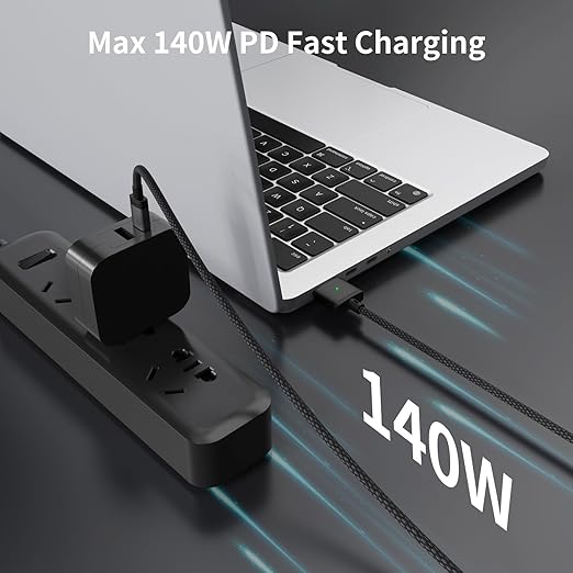 USB-C to Magnetic 3 Cable 140W for M4 MacBook Air Pro Charger, Magnetic Safe 3 - Image 2