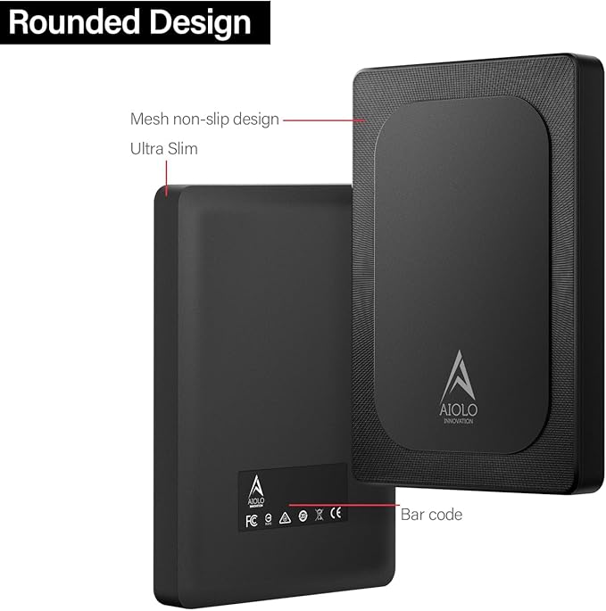 1TB External Hard Drive Ultra Slim Portable HDD-USB 3.0 USB-C - Image 5