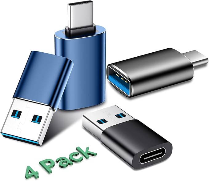   USB to USB C Adapter, USB C Male to USB 3.0 Female by Temdan